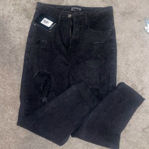 Distressed Mom Jeans